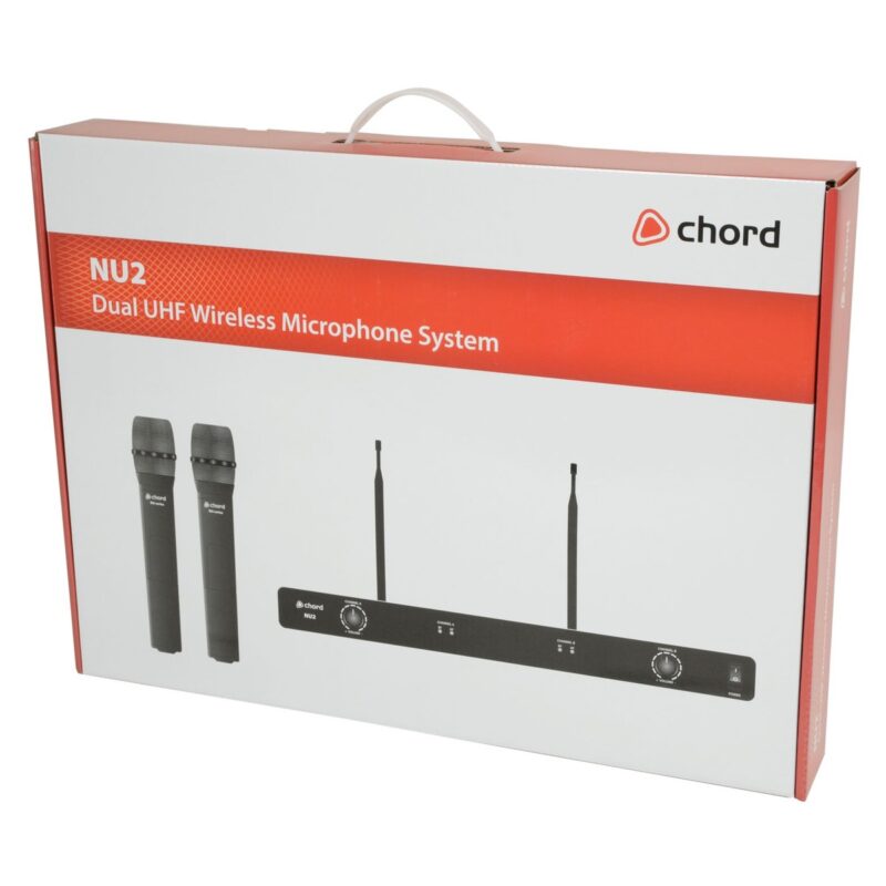 Microfone Chord NU2 Dual UHF Wireless Combo System - Image 6