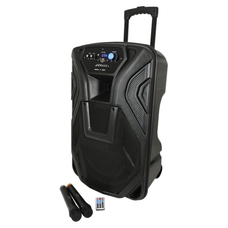 QTX Busker 15 PA com 2 Micros VHF
