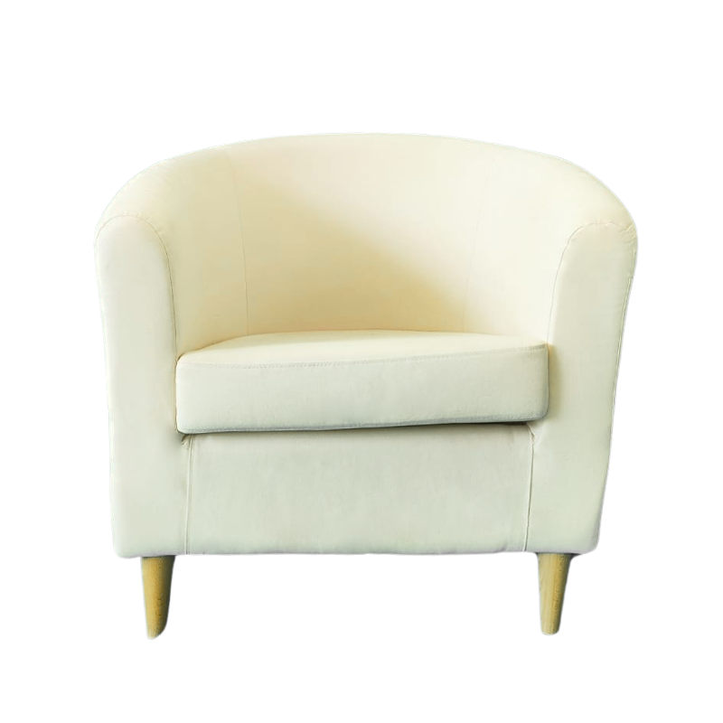 Cadeirão tecido branco