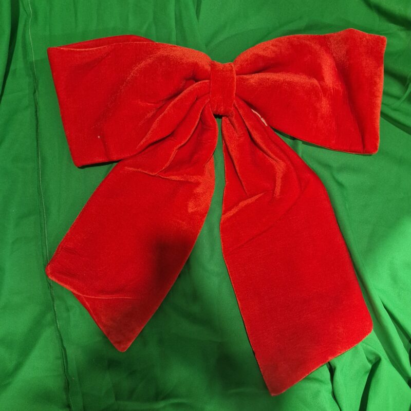 Laço tecido esponja vermelho Grande