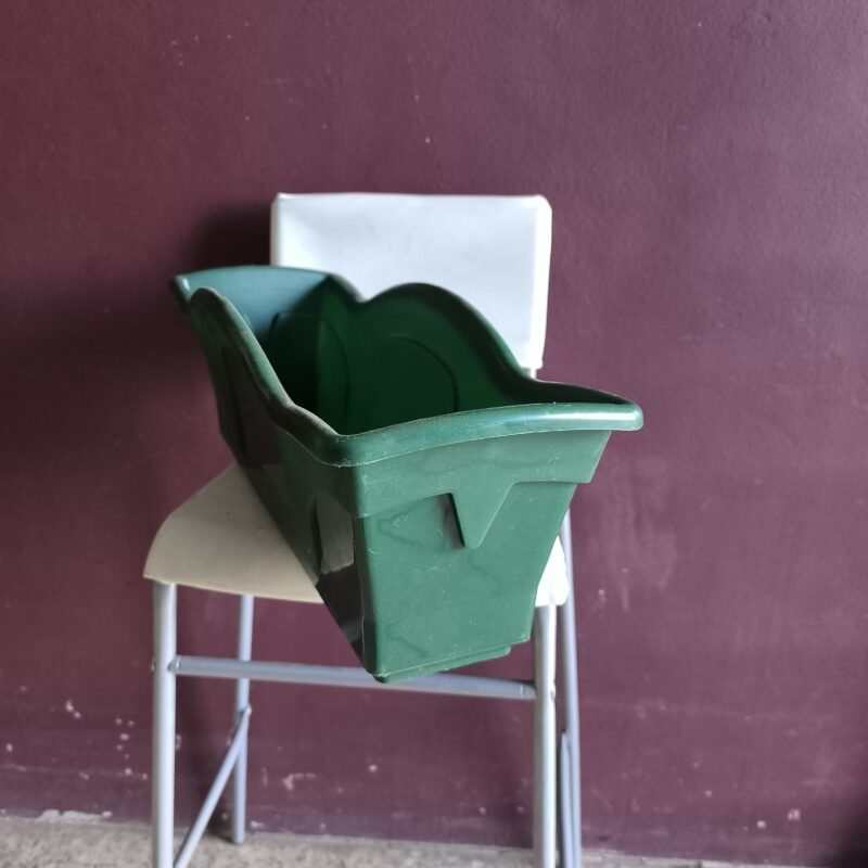 Vaso retangular verde - Image 2