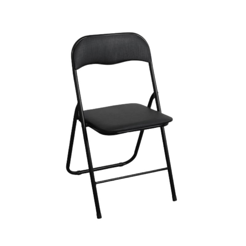 Cadeira articulada preta