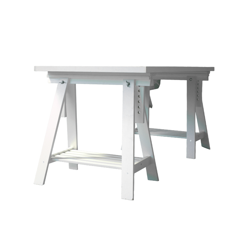 Mesa branca c/ cavalete regulável - Image 2