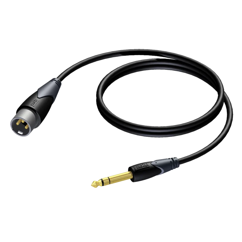Procab CLA724/5 XLR (M) a 6,3 mm Jack estéreo (M)