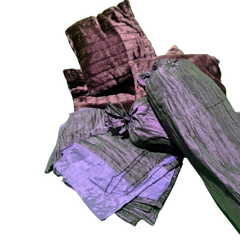 Jogo de Cama Roxo – Conjunto Completo e Elegante