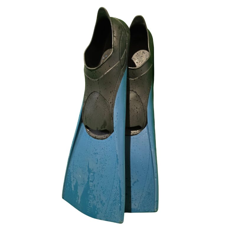 BARBATANAS DE NATAÇÃO TRAINFINS 500 AZUL PRETO