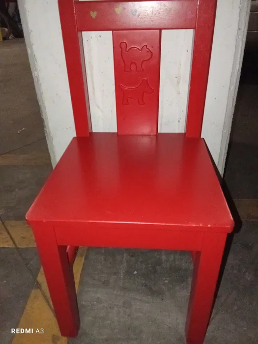 Cadeira p/criança KRITTER, vermelho