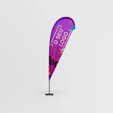 Pendão BeachFlag c/ mastro carbono 4,85cm segmentado