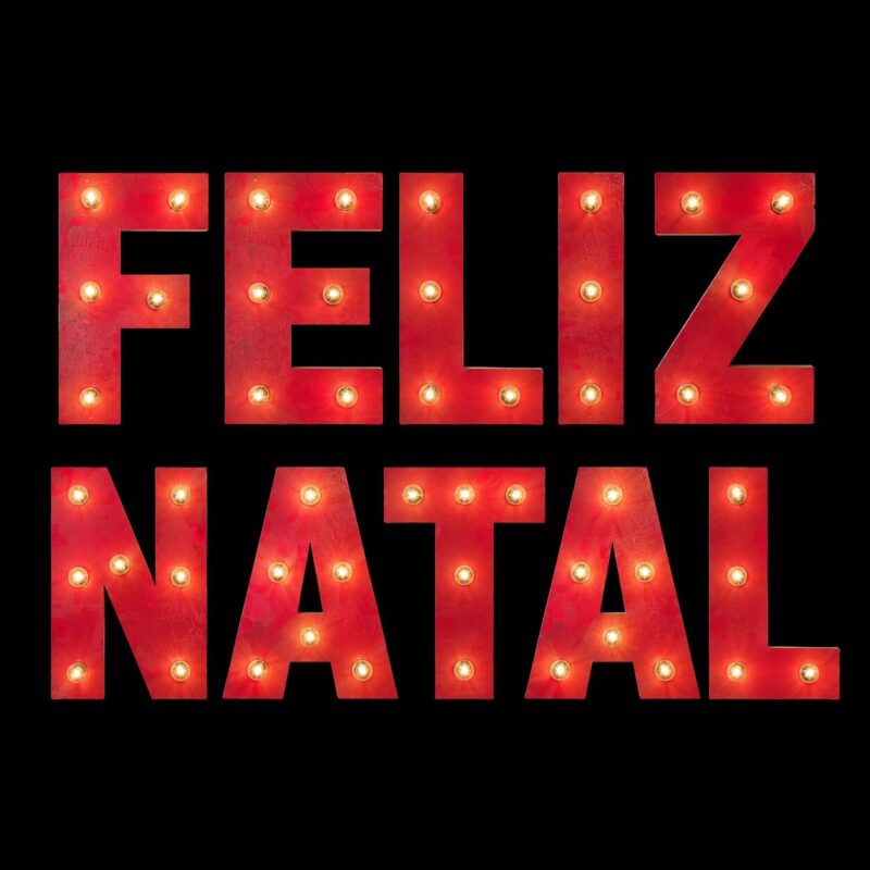 Letreiro Luminoso "FELIZ NATAL"